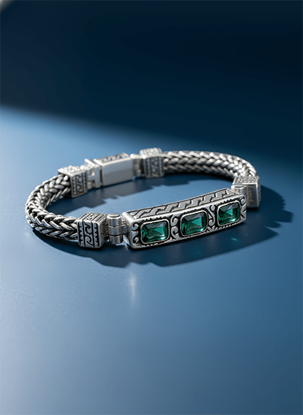 Emerald Heritage Bracelet - Zarkaar