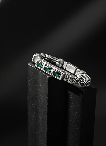 Emerald Heritage Bracelet - Zarkaar