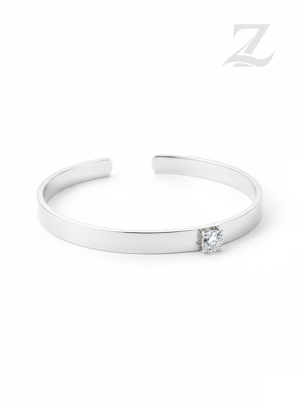 Solitaire Radiance Cuff - Zarkaar