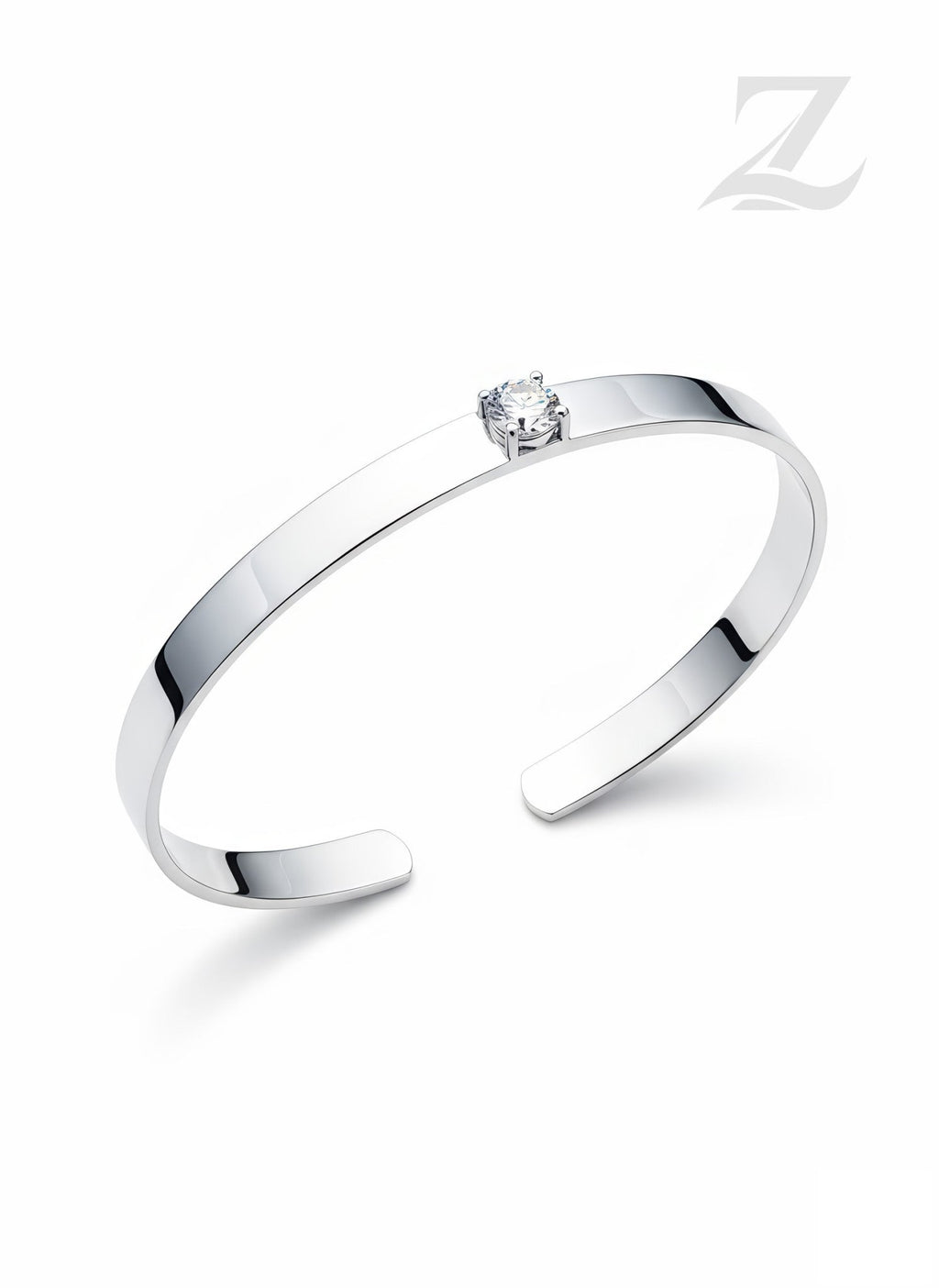 Solitaire Radiance Cuff - Zarkaar
