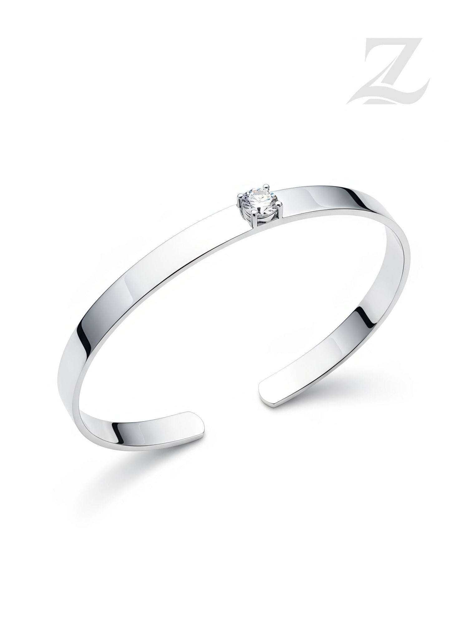 Solitaire Radiance Cuff - Zarkaar